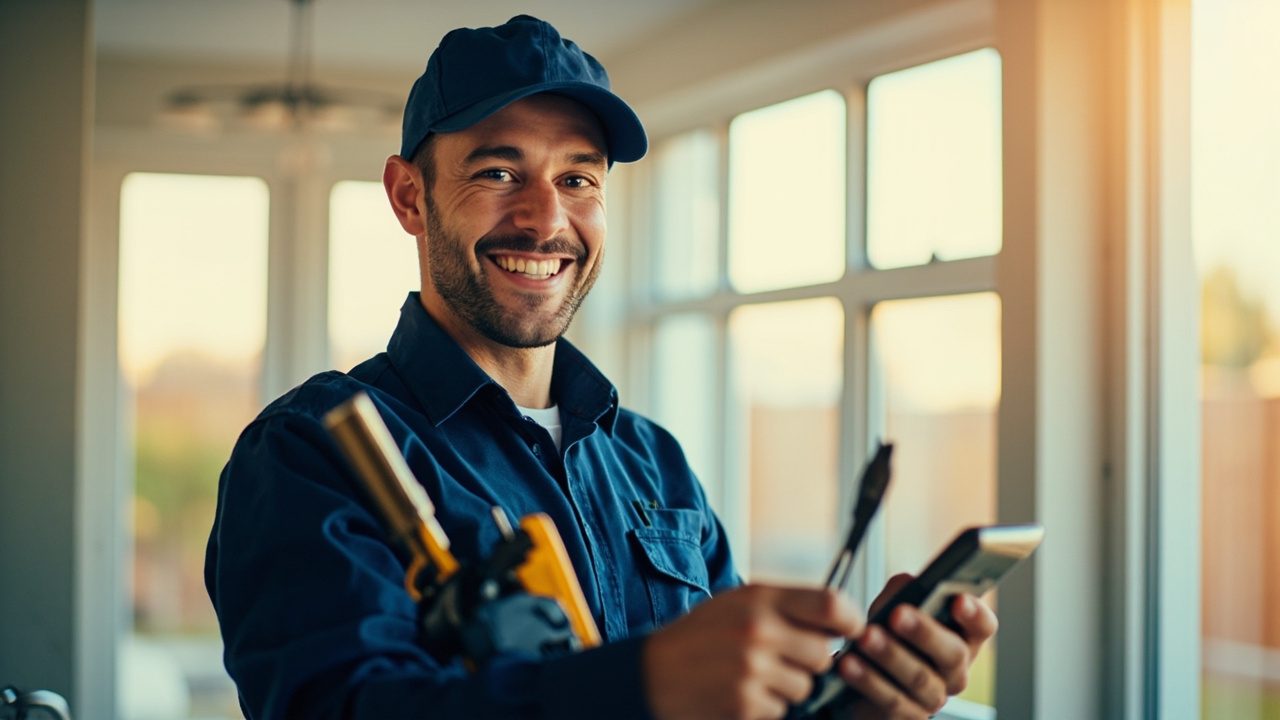 Técnico de Hogar Pro atendiendo un servicio en casa